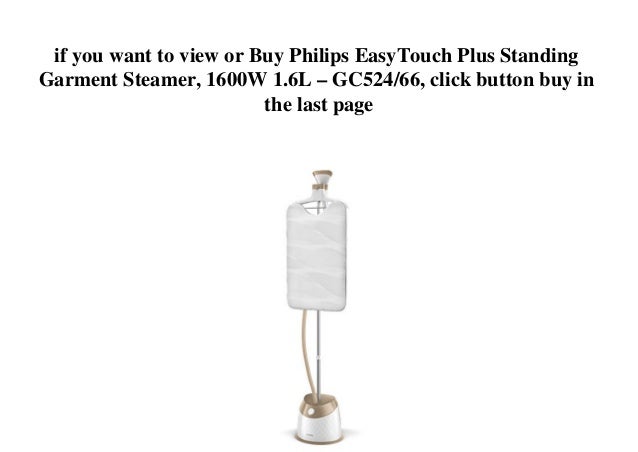 philips easytouch plus standing garment steamer