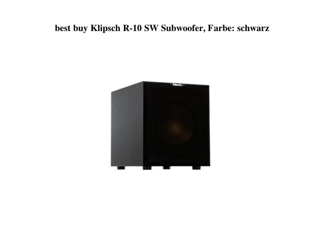 best buy klipsch subwoofer