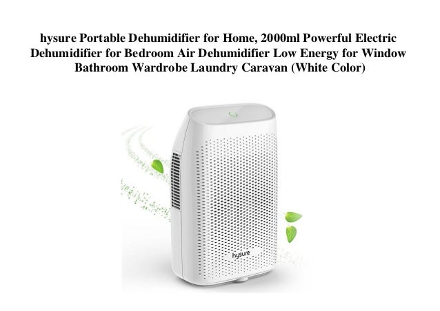 Hysure Portable Dehumidifier For Home 2000ml Powerful