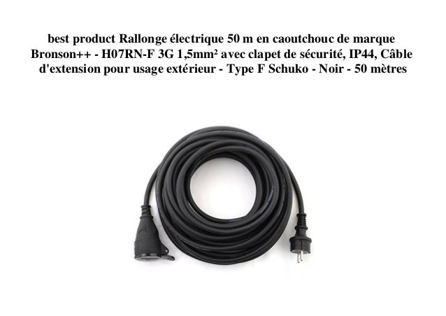 En caoutchouc H07RN-F 3/ G1,5/ C/âble en caoutchouc 3/ X 1,5/ Mm/² qualit/é industrielle 50/ m