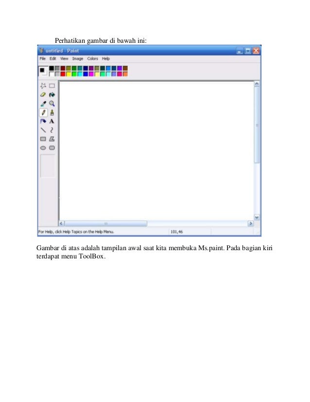 Artikel aplikasi microsoft paint