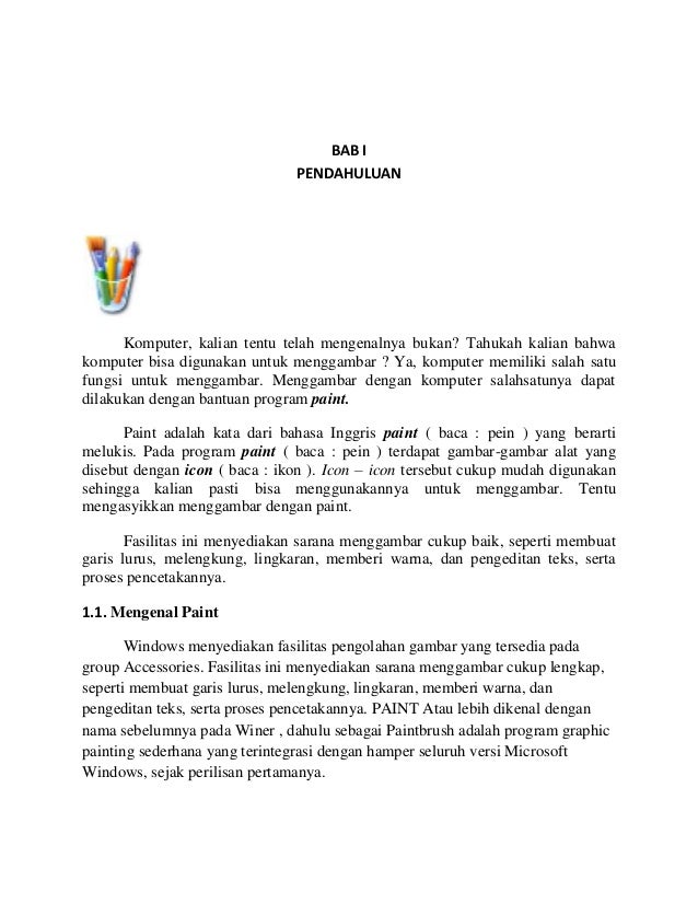 Artikel Aplikasi Microsoft Paint Artikel Aplikasi Microsoft Paint