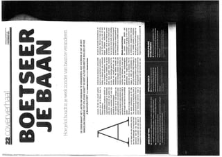 Artikel "Boetseer je baan" Intermediair 2011