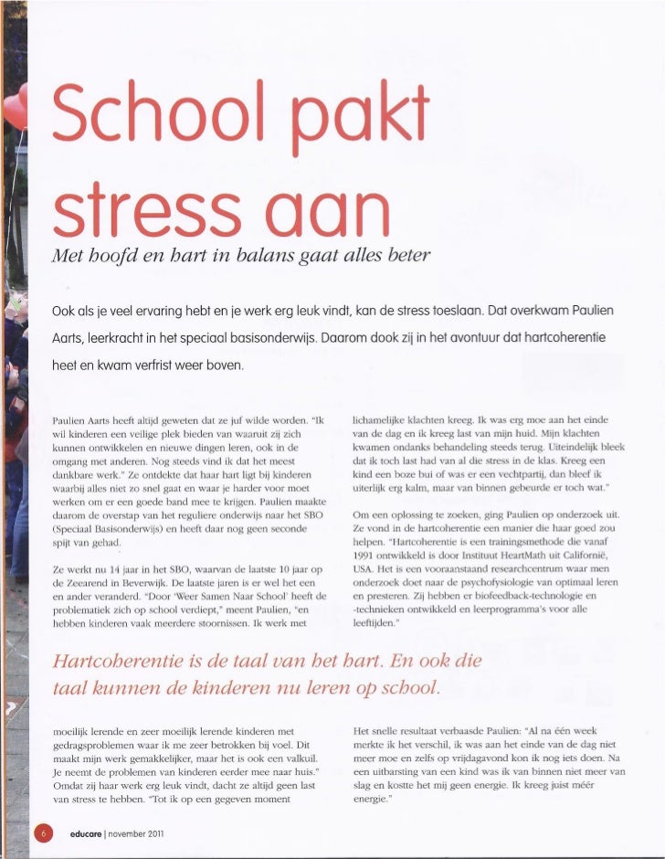 artikel om stress