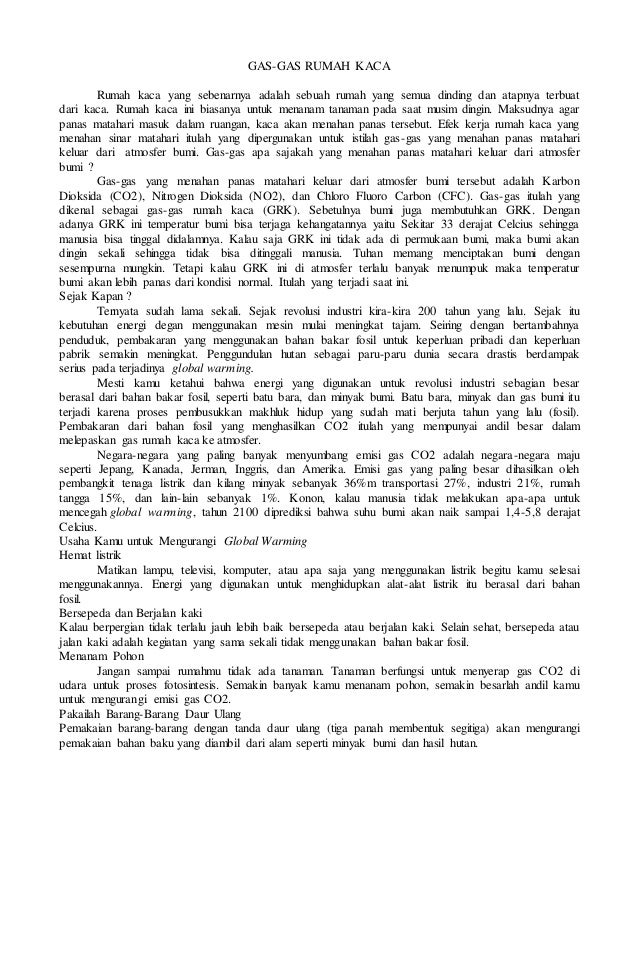 Artikel Global Warming Artikel Global Warming