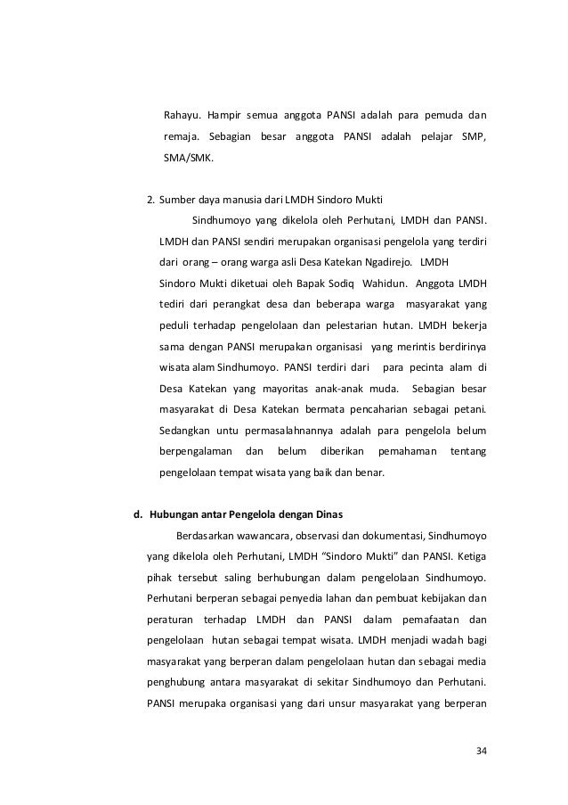 Pengembangan Sindhumoyo Sebagai Wisata Alam Di Kabupaten ...