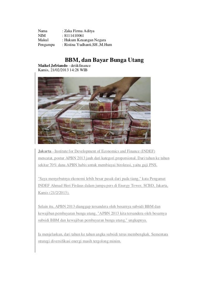 Artikel keuangan negara