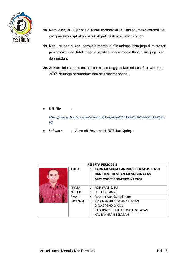 Artikel Lomba Periode