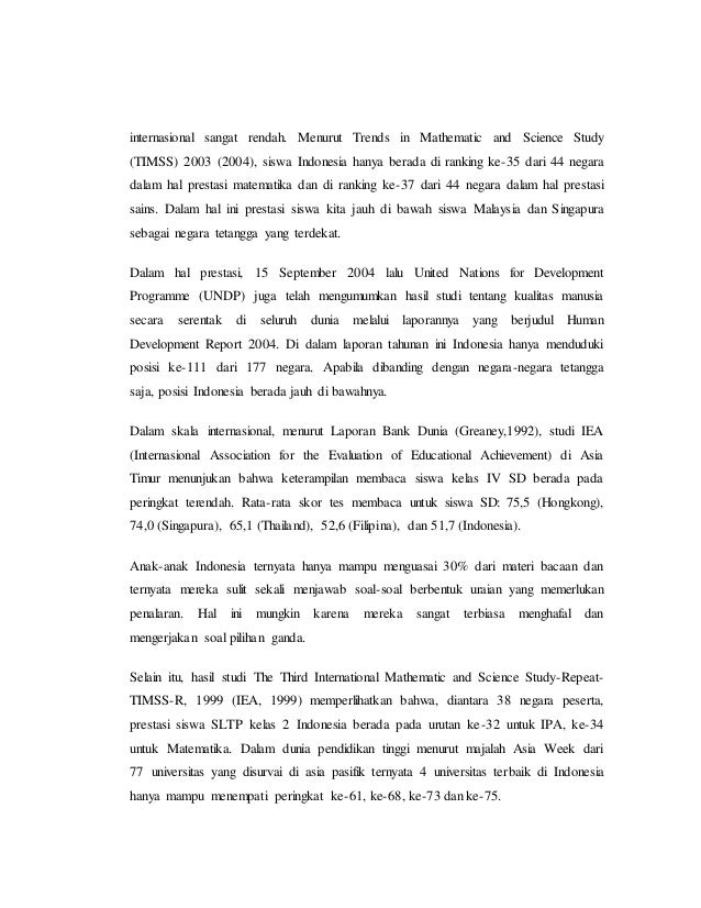 Artikel Masalah Pendidikan 2