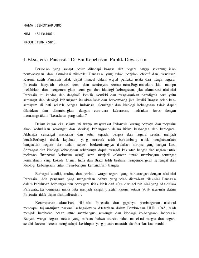 Artikel Pancasila