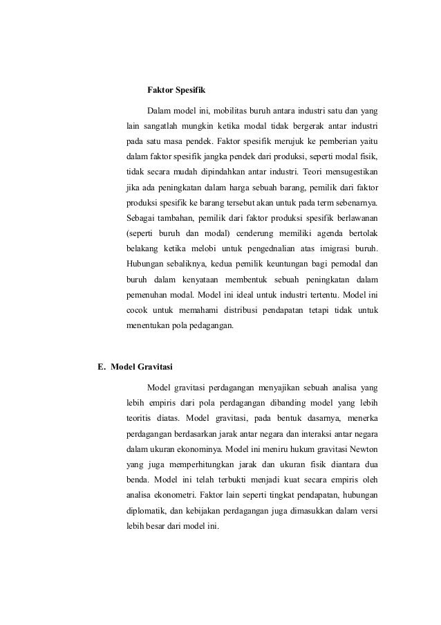 Artikel Perdagangan Internasional