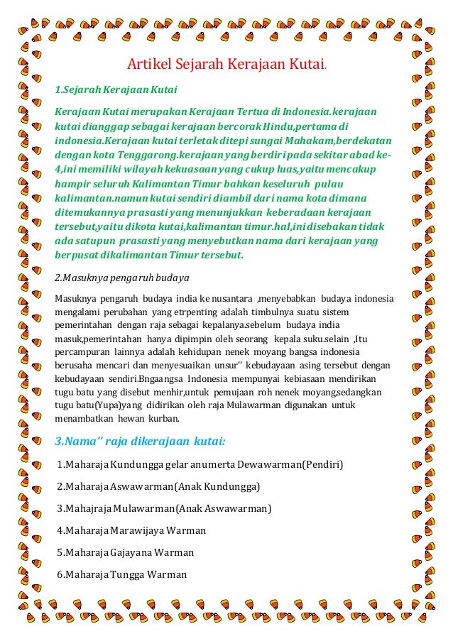 Artikel Sejarah Kerajaan Kutai