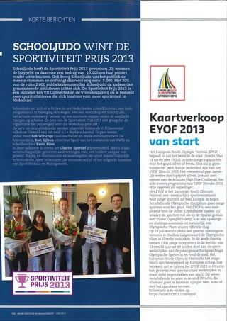 Sportiviteit Prijs 2013