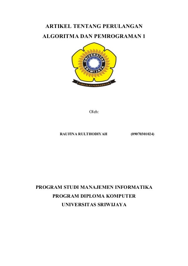 Artikel tentang perulangan
