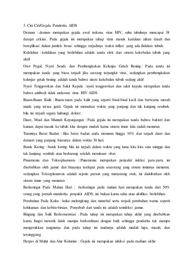 Artikel Tentang Virus Hiv