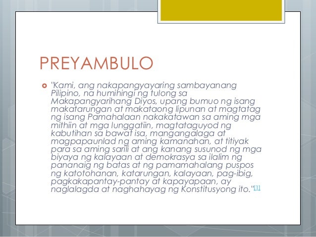 Artikulo III- Saligang Batas ng Pilipinas 1987