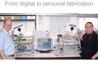 From digital to personal fabrication
 