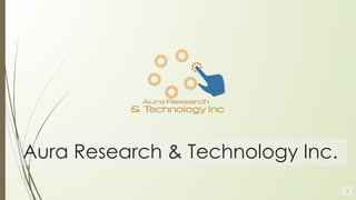 1
Aura Research & Technology Inc.
 