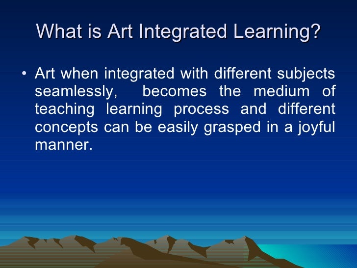 Art integrated learning_actualizing_potential