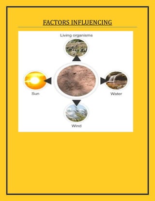 FACTORS INFLUENCING
 