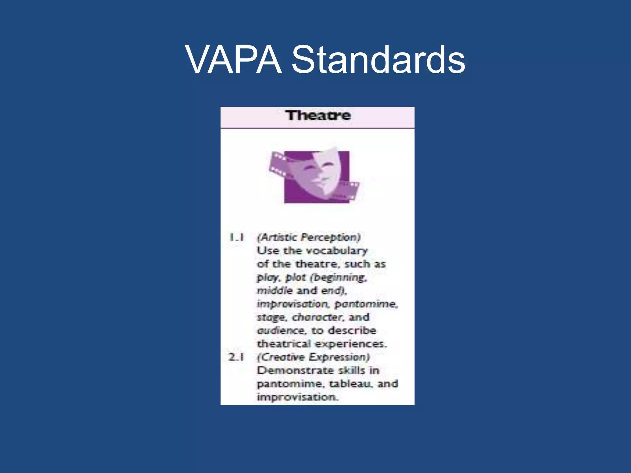 VAPA Standards
 