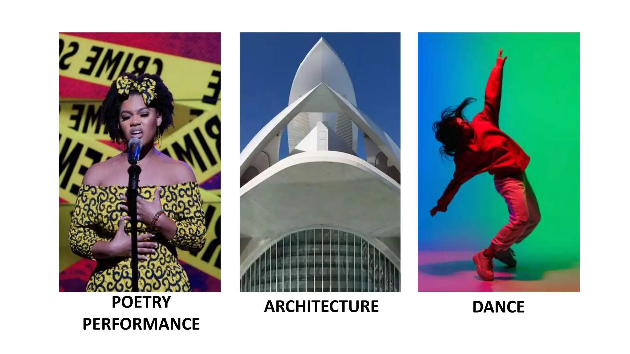 ARCHITECTURE DANCE
POETRY
PERFORMANCE
 