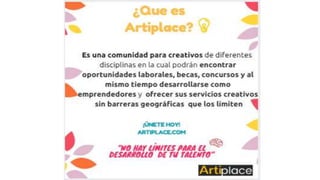 Artiplace, comunidad para creativos 