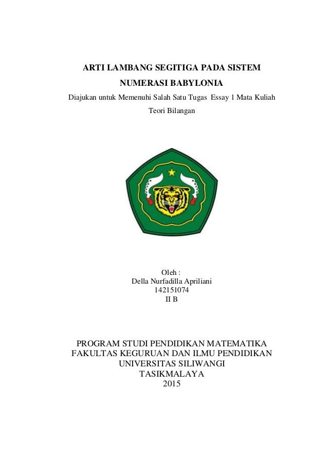 ARTI LAMBANG SEGITIGA PADA SISTEM NUMERASI BABYLONIA