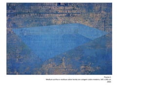 Piscina 1
Medium acrílico e resíduos sobre tecido em colagem sobre madeira, 185 x 290 cm
2003
 