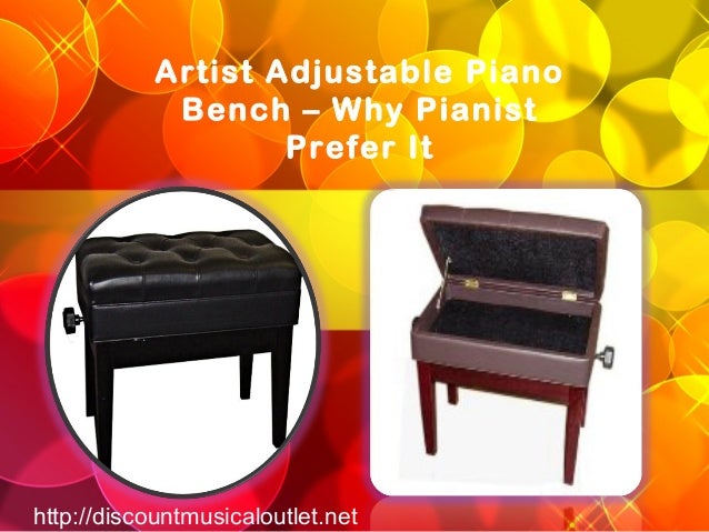 Artist Adjustable Piano Bench
