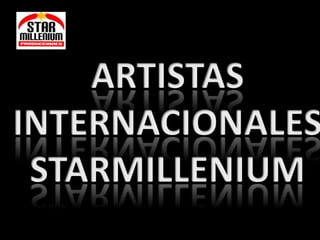Artistas inter nacionales