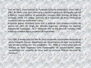 Ele trabalhou em tapeçaria, gravura, pintura mural, caricatura, mosaico, azulejo e vitral.As suas obras mais conhecidas são: Saltimbancos, K4 O Quadrado Azul, AEngomadeira, A Invenção do Dia Claro e Nome de Guerra. Escreveu ainda textos doutrinários, peças de teatro e organizou conferências.Almada Negreiros tinha duas orientações de busca e criação:  a beleza e a sabedoria. Almada teve como tema principal o número, a geometria e os seus significados. Foi um neopitagórico. A  pintura de Almada Negreiros é hoje unanimemente reconhecida como o verdadeiro símbolo da arte moderna portuguesa. O génio e a obra de Almada foram fruto de uma evolução  influenciada quer pelos movimentos contemporâneos quer pelo contacto com a arte e sabedoria ancestrais. 