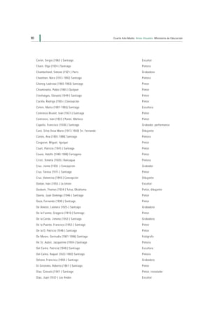 Artistas visuales  sxx