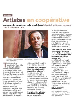 Artiste en cooperative