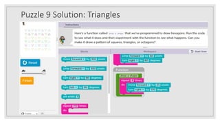 Puzzle 9 Solution: Triangles
 