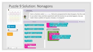 Puzzle 9 Solution: Nonagons
 