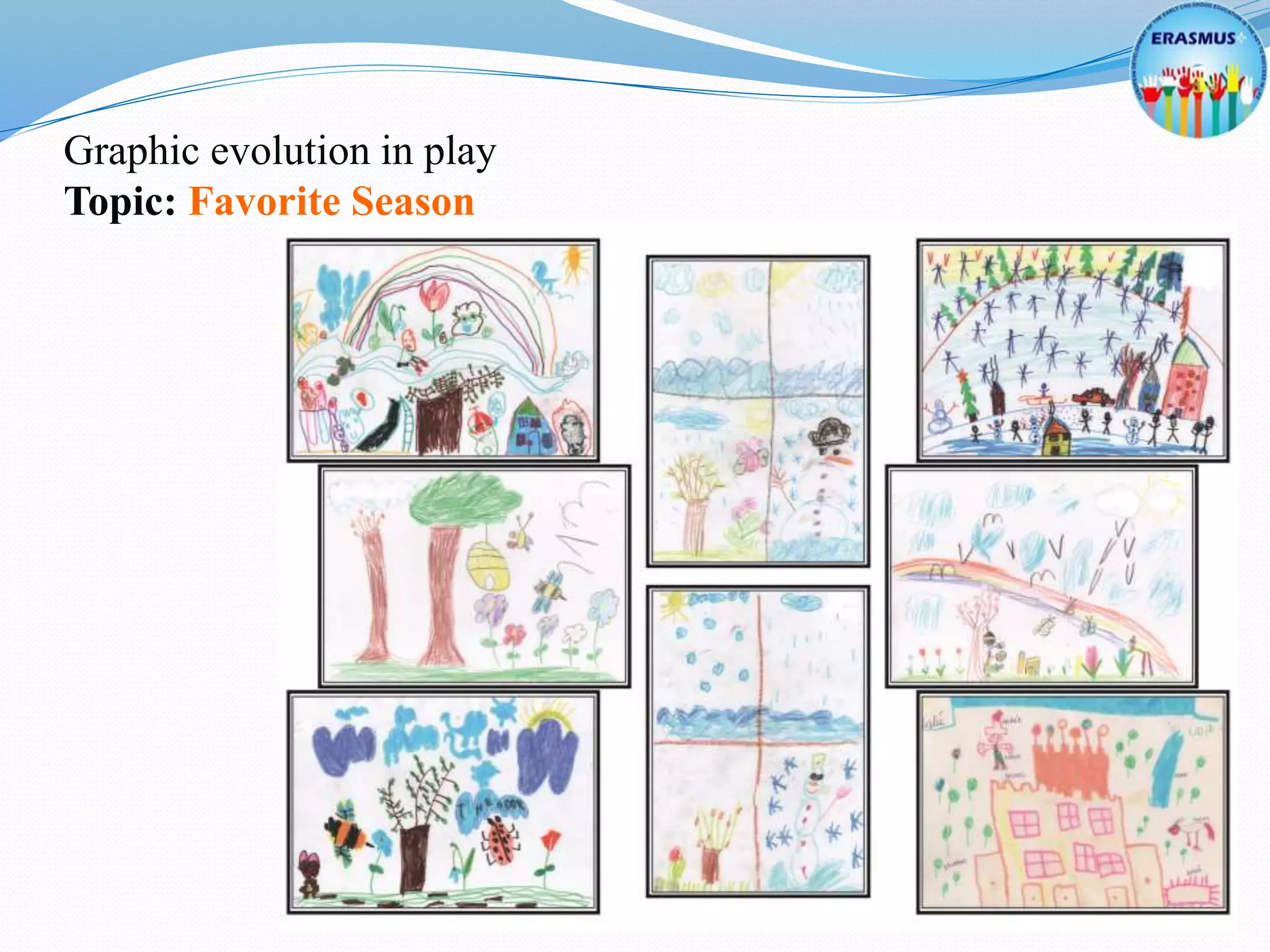 Graphic evolution in play
Topic: Favorite Season
 