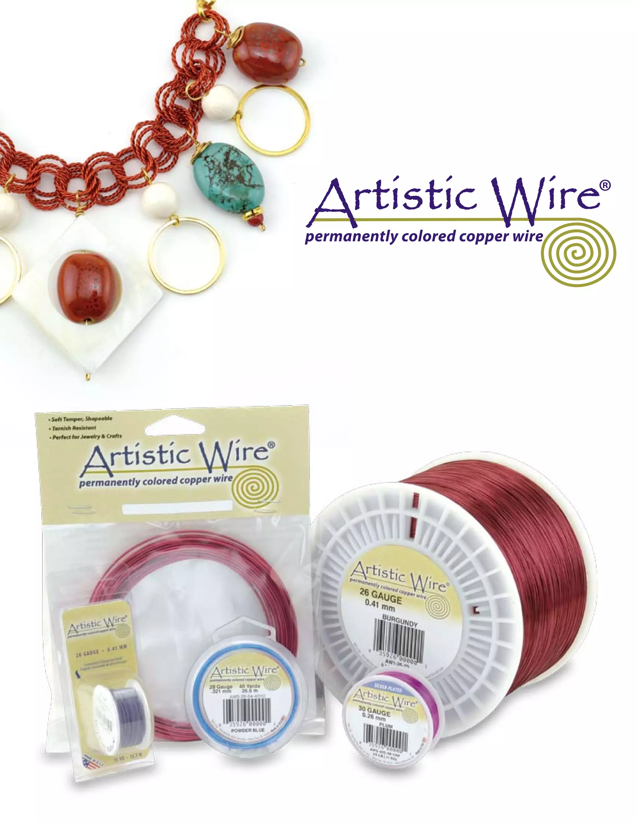 Artistic wire catalog PDF Jewelry Making Arts and Crafts