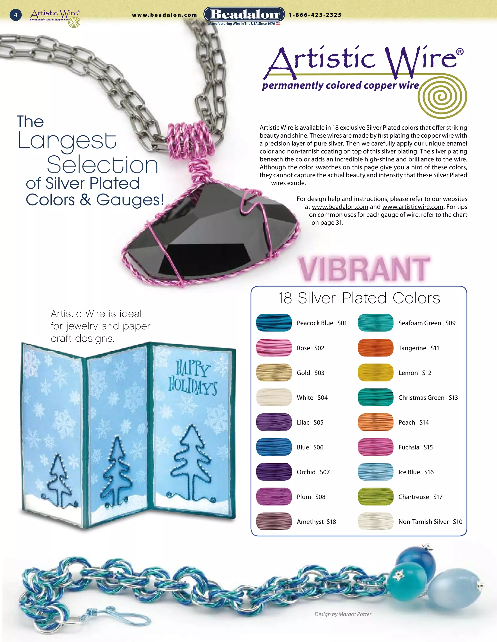 Artistic wire catalog PDF Jewelry Making Arts and Crafts