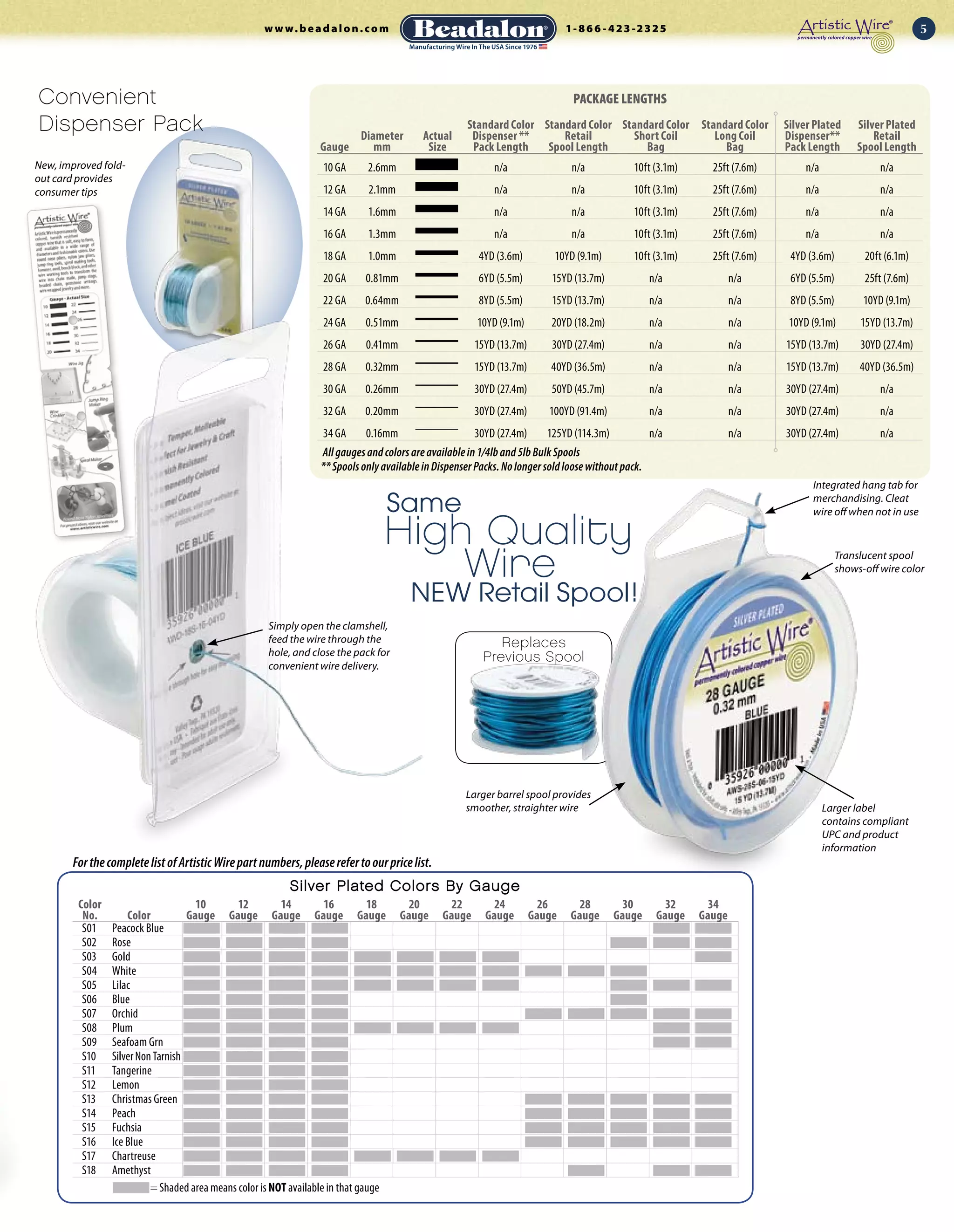 Artistic wire catalog | PDF | Jewelry Making | Arts and Crafts