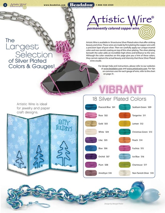 Artistic wire catalog