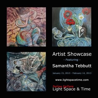 Artist Showcase - Samantha Tebbutt - Event Postcard