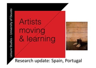 Leisure Studies – University of
                                         e           U           f Deust
                                                                       to




                                              L




Research update: Spain, Portugal
 