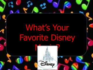 What’s Your Favorite Disney Movie?