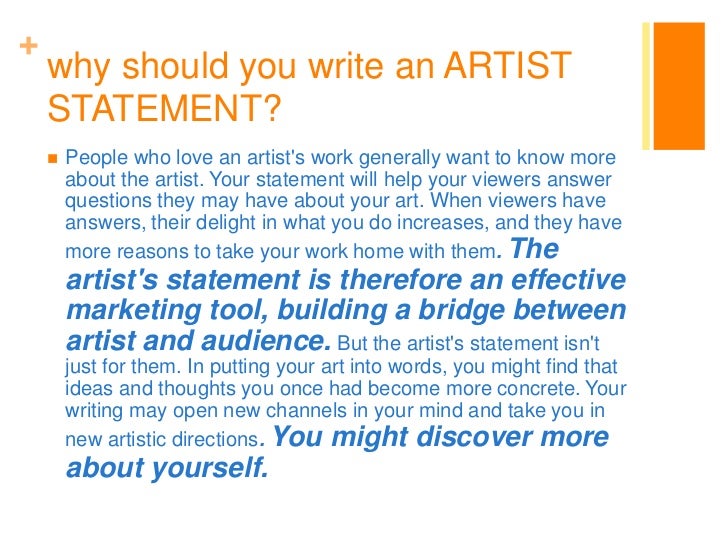 How To Write An Artist Statement: Tips From The Art Experts