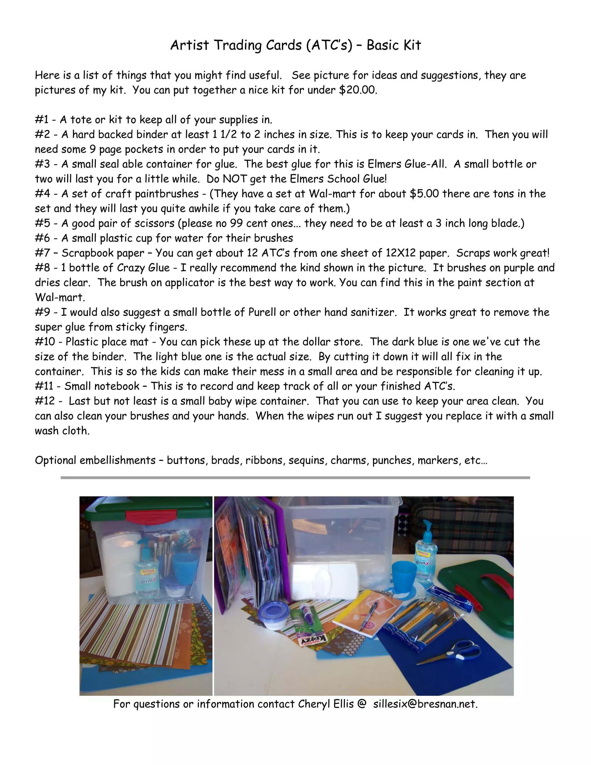 Artist Trading Cards | PDF