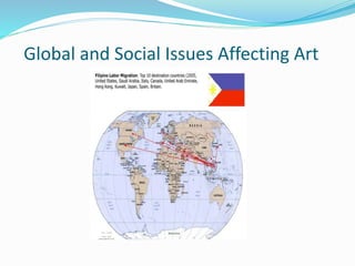 Global and Social Issues Affecting Art 
 