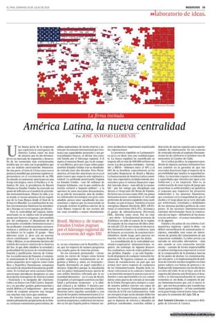 Artículo de José Antonio Llorente en El País