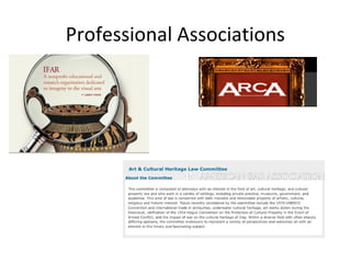 Professional Associations
 
