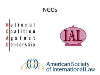 NGOs
 